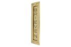 Briefschlitz Haustür "BRIEVEN" (Vertikal) Messing poliert