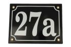 Hausnummer emailliert 17x13cm