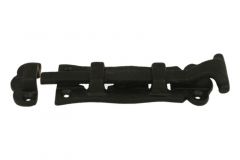 Türschieber klein Schwarz Pulverbeschichtet Gusseisen