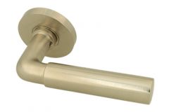 Einzelner Türgriff "Frankfurter" Nickel matt