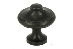 Knopf Gusseisen Schwarz klein Ø 23mm H24mm