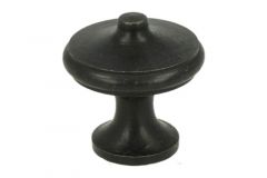 Knopf Gusseisen Schwarz groß Ø 33mm H34mm