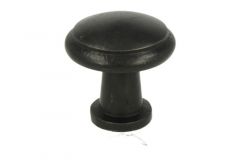 Knopf Gusseisen Schwarz groß Ø 36mm H37mm