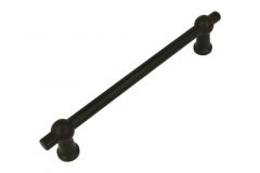 Küchengriffe Gusseisen Schwarz 160mm Lochabstand