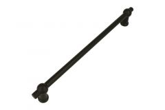 Küchengriffe Gusseisen Schwarz 240mm Lochabstand