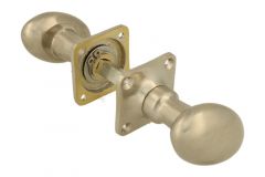 Knopf-Satz oval Mattnickel