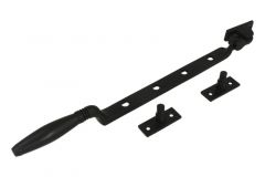 Fensterfeststeller 335mm "Tonnen Design" schwarz