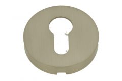 Abdeck Rosette innen Einbruchschutz Rosette Mattnickel Ø54mm