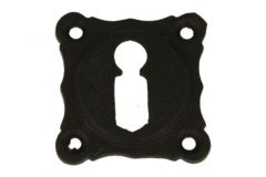 Schlüsselrosette Gusseisen Schwarz. Preis pro Stück