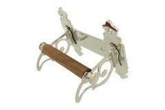 Toilettenpapierhalter Elegantes Modell Messing vernickelt