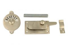 Frei-Besetzt WC-Verschluss 70×39mm Mattnickel