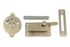 Frei-Besetzt WC-Verschluss Mattnickel 70×39mm