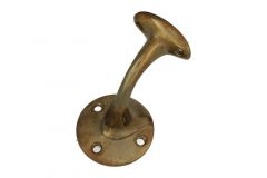 Handlaufhalter Messing patiniert, hohlen Sattel