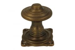 Haustürknopf Messing patiniert (1895)