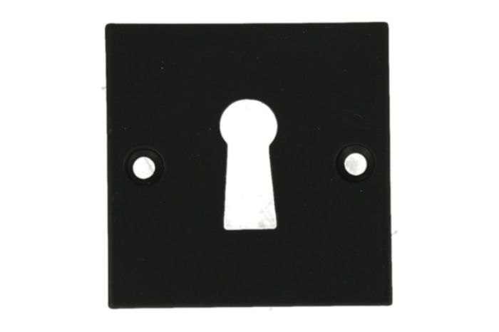 Schlüssel-Rosette Bauhaus schwarz