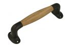 Ziehgriff 160mm Gusseisen Schwarz Pulverbeschichtet