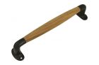 Ziehgriff 250mm Gusseisen Schwarz Pulverbeschichtet