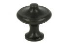Knopf Gusseisen Schwarz Medium Ø 29mm H30mm