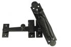Gartentor Beschlag mit Griff 152x175mm Gusseisen Schwarz