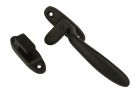 Fensterverschluss "Dudok" Schwarz Links. Komplet mit Haken