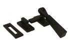 Fensterverschluss Schwarz Gusseisen 120x45mm kippbar möglich