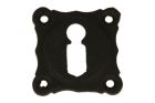 Schlüsselrosette Gusseisen Schwarz. Preis pro Stück