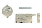 Libre-Occupé Verschluss 92×52mm Messing vernickelt