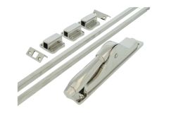 Treibriegel Messing vernickelt (1930-1932)