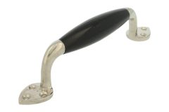 Ziehgriff 185mm Messing vernickelt Bakelit (1935)