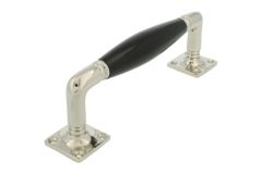 Ziehgriff 170mm Messing vernickelt Bakelit