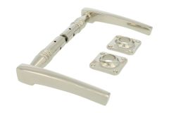 Türgriff Messing vernickelt Drückerpaar (1895)