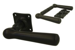 Türgriff Messing schwarz Drückerpaar (1916)