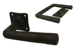 Türgriff Messing schwarz pulverbeschichtet (1915)