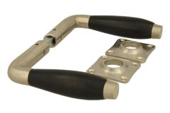 Türgriff Mattnickel Bakelit Drückerpaar (1932)