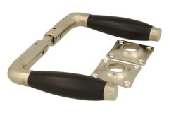 Türgriff Mattnickel Ebenholz Drückerpaar (1932)