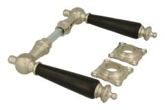 Türgriff Mattnickel Ebenholz Drückerpaar (1905)