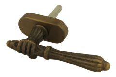 Fenstergriff Dreh/Kipp (1885) Messing patiniert