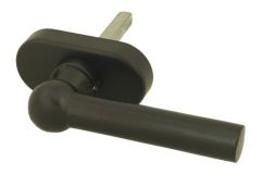 Fenstergriff Gusseisen Schwarz "chemin de fer"