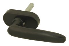 Fenstergriff Gusseisen "Dudok" Schwarz Pulverbeschichtet