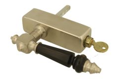 Fenstergriff Dreh/Kipp abschließbar (1890) Nickel matt Horn