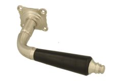 Einzelner Türgriff Mattnickel Ebenholz (1904)