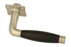 Einzelner Türgriff Mattnickel Ebenholz (1926)