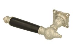 Einzelner Türgriff Links Mattnickel Ebenholz (1892)