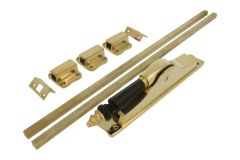 Treibriegel Messing poliert Horn (1890)