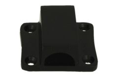 Zusätzliche Stangenführung Messing schwarz pulverbeschichtet