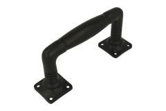 Ziehgriff "Tonnen Design" schwarz pulverbeschichtet Ebenholz