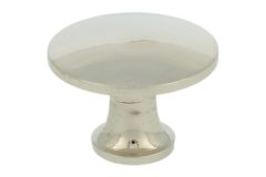 Knopf Messing vernickelt Medium Ø 27mm H22mm