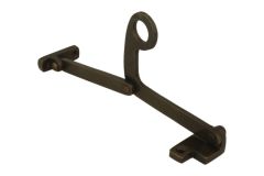 Fensteraussteller Messing patiniert Ausgeklappt 170mm