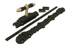 Treibriegel/crémone Eisen schwarz Nickel matt (1890)