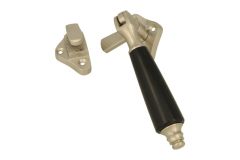 Kippbar Fensterverschluss Links. Mattnickel Bakelit (1915)